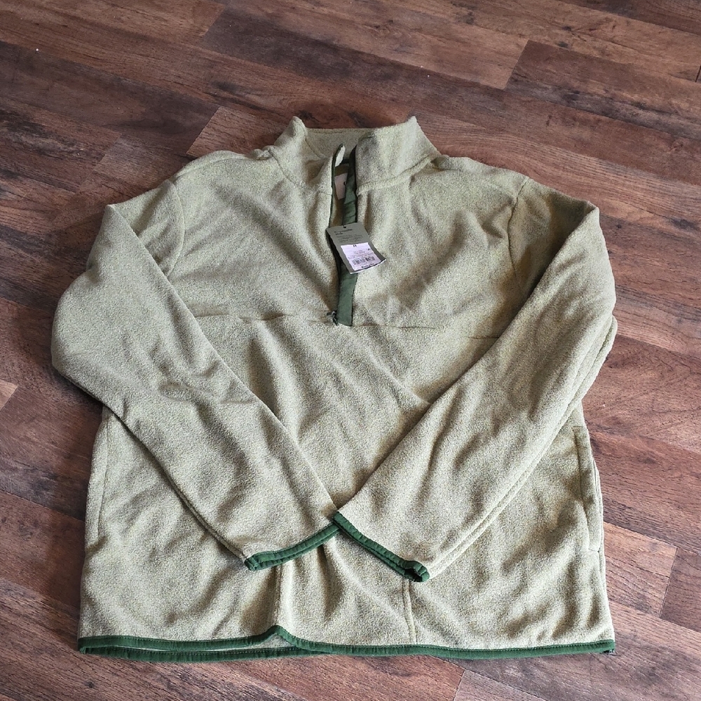 Goodfellow & Co Sage Green Zip-Up Sweater